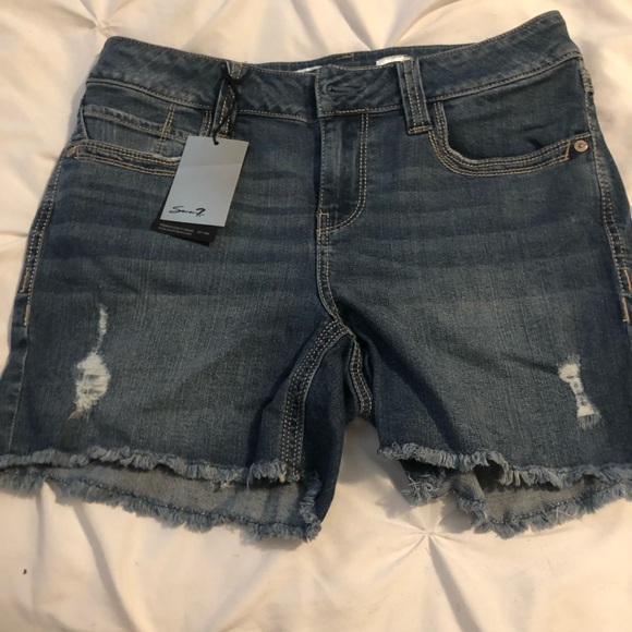 Seven7 Pants - Denim shorts Seven7 Pants - Denim shorts